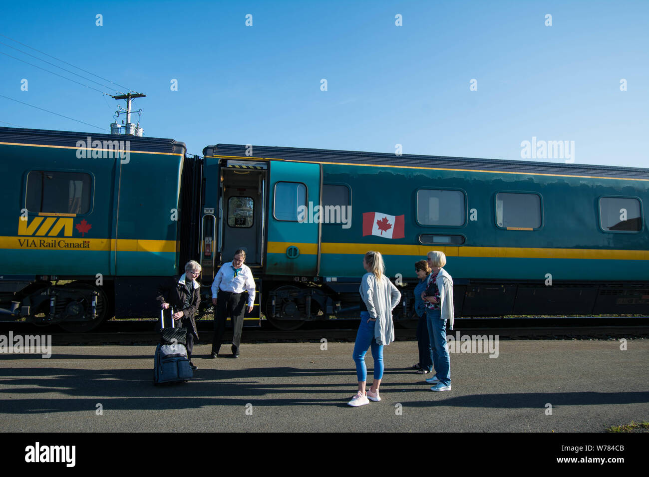 Train Halifax Nova Scotia Canada Stock Photo Alamy