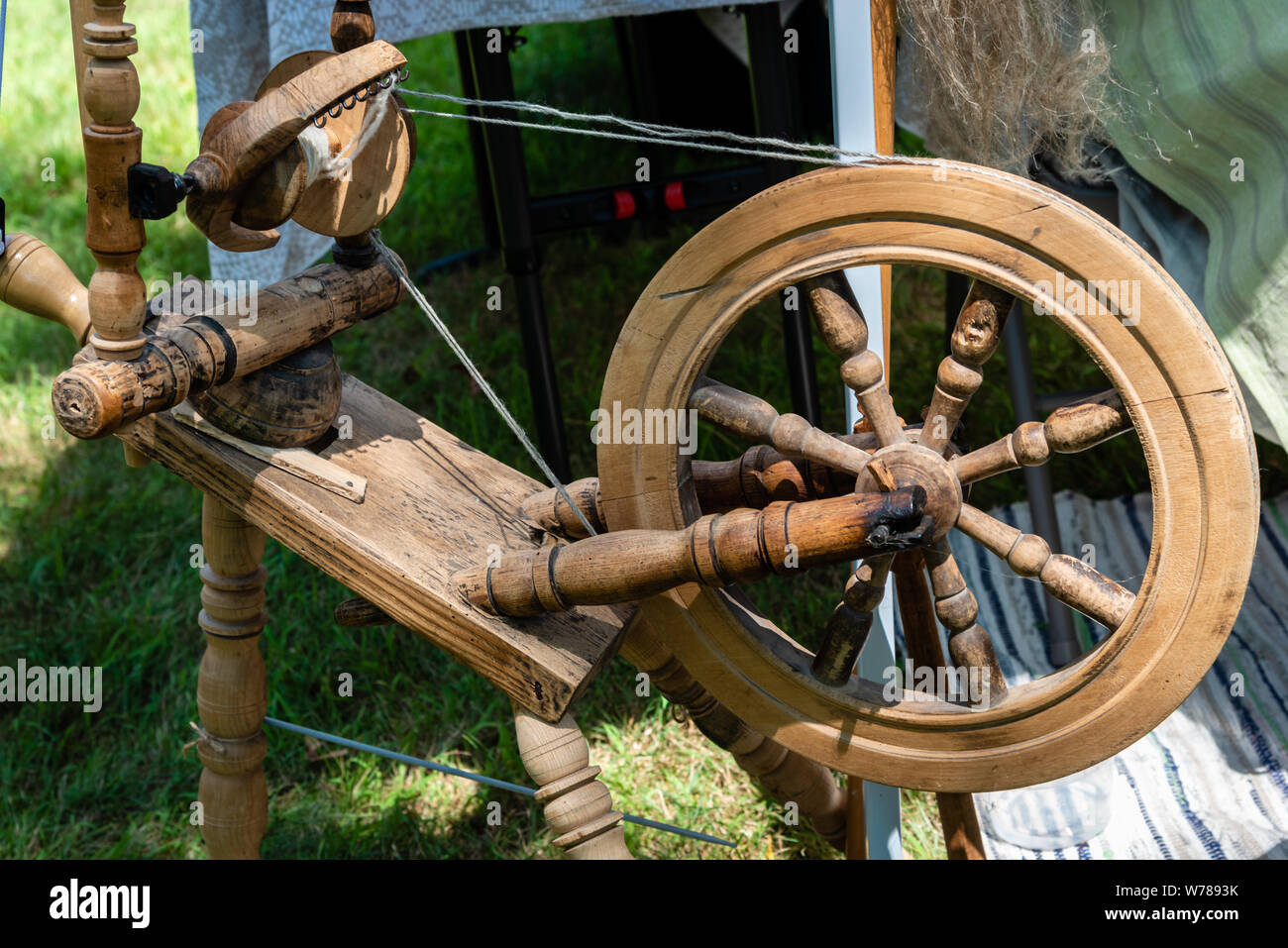 Flax Wheel Stock Photos Flax Wheel Stock Images Alamy