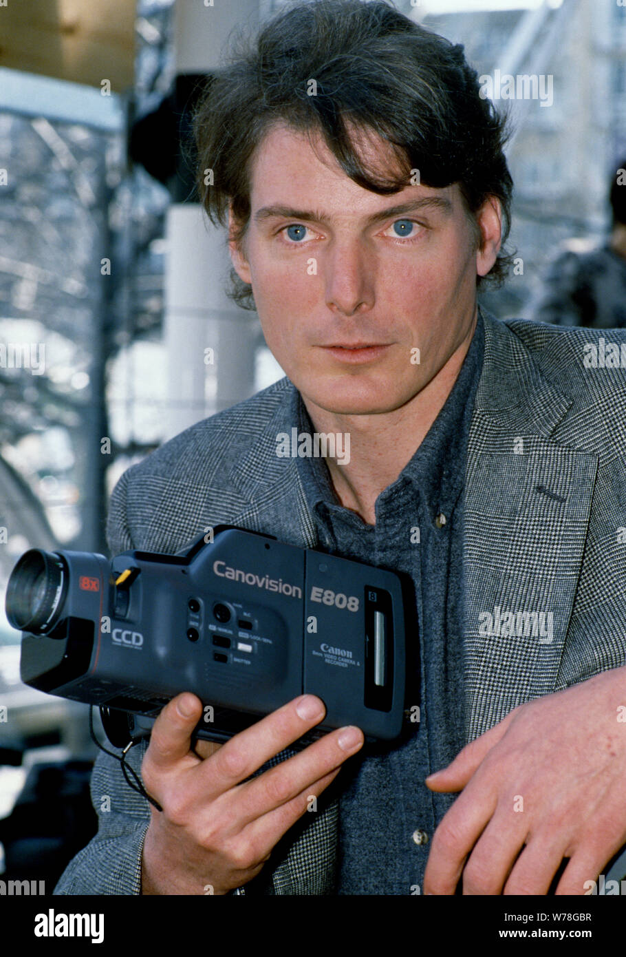 Superman actor Christopher Reeve Stock Photo