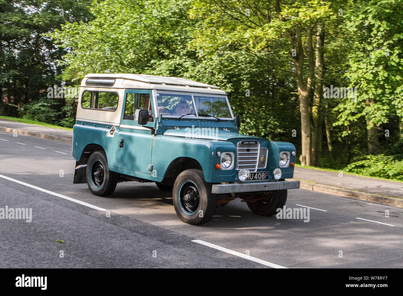 Motoring classics, historics, vintage motors and collectibles 2019; Lytham Hall transport show, collection of cars & veteran vehicles of yesteryear. Stock Photo