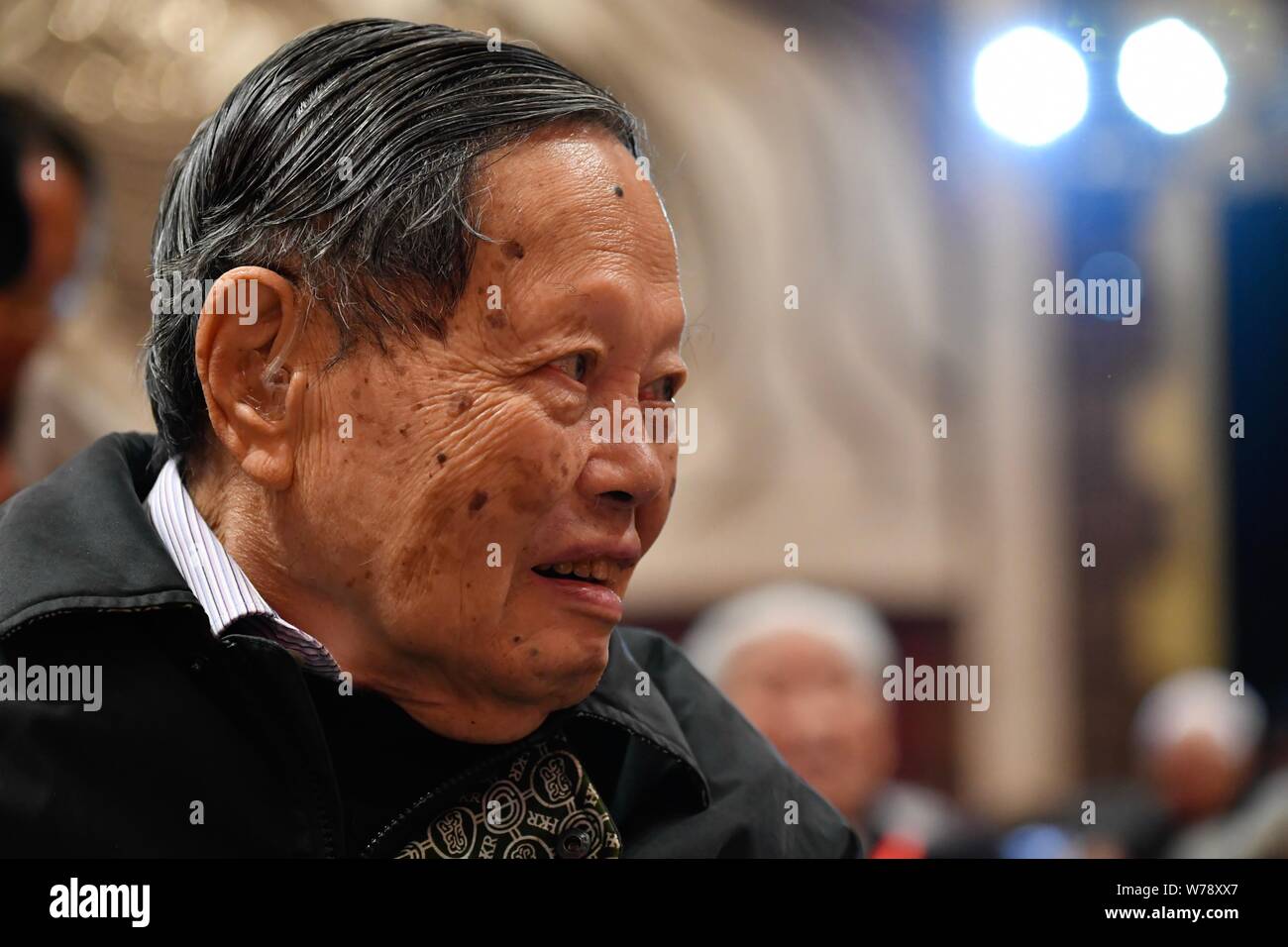 Chinese physicist ChenNing Yang, also known as Yang Zhenning, attends