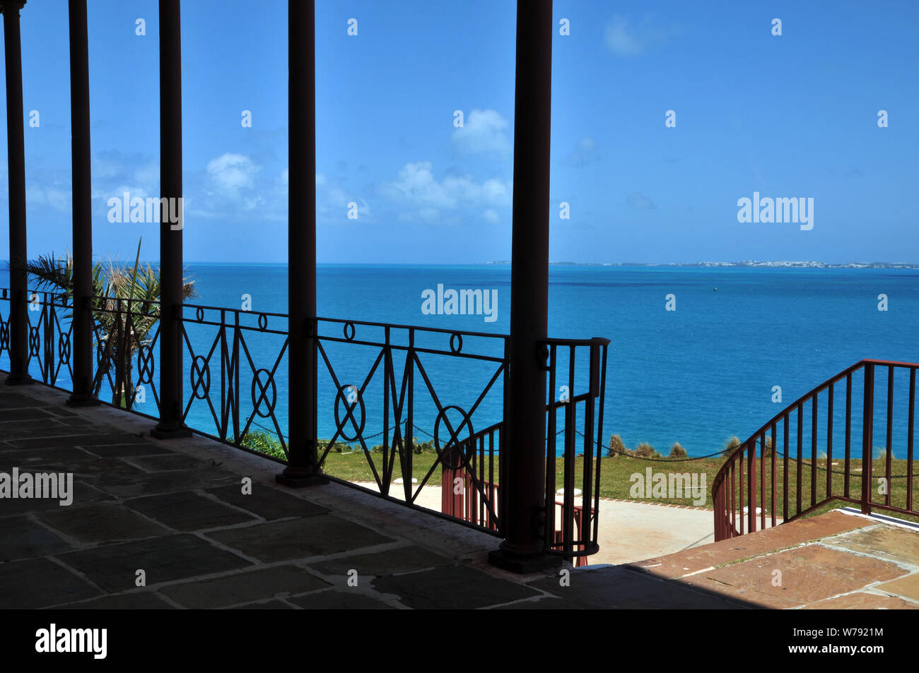 Bermuda governor house view Stock Photo Alamy