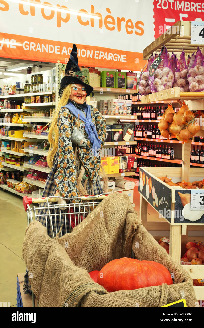 Supermarket in Charleroi. Belgium Stock Photo Alamy