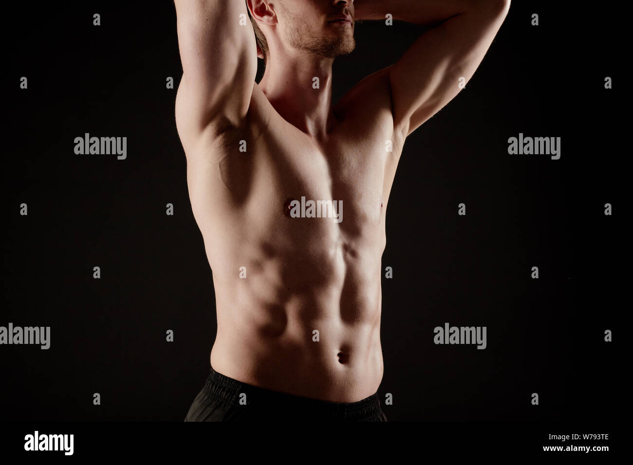 Six pack man hi-res stock photography and images - Alamy