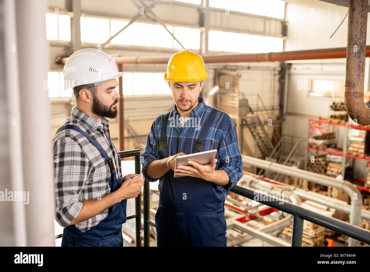 Petrochemical industry engineers teamwork using hi-res stock ...