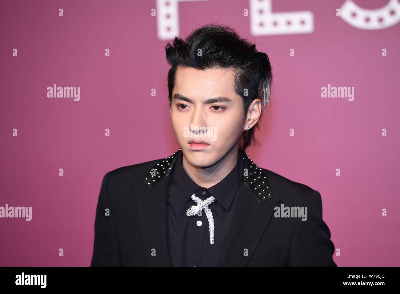 Chris Wu Rapper Chinese singer Chris Wu or Wu Yifan poses at the Bvlgari Festa in ...