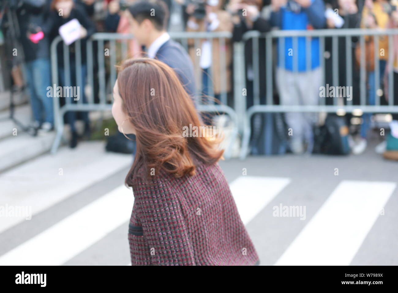 South Korean Actress Choi Ji Woo Arrives For The Wedding Ceremony Of Actress Song Hye Kyo And Actor Song Joong Ki In Seoul South Korea 31 October Stock Photo Alamy