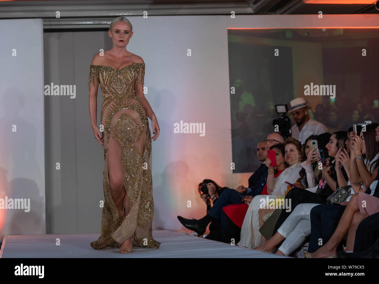 London, UK. 5th Aug 2019. London Arabia Fashion Week Credit: Ian Davidson/Alamy Live News Stock Photo
