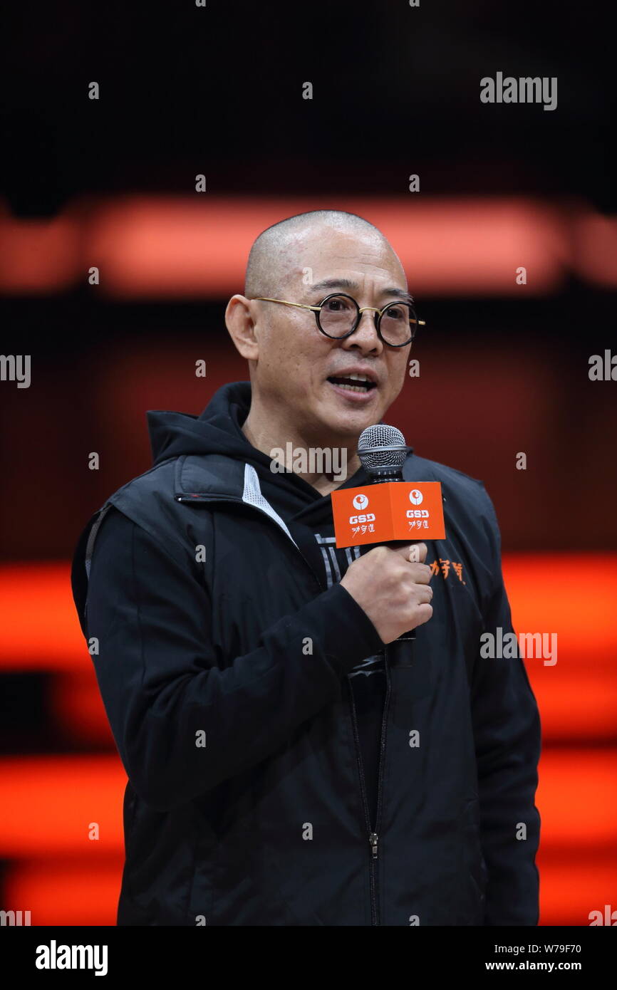 Chinese martial actor Jet Li, also known as Li Lianjie, attends the opening  game for their movie ''Gong Shou Dao'' (the art of attack and defence) in  Stock Photo - Alamy