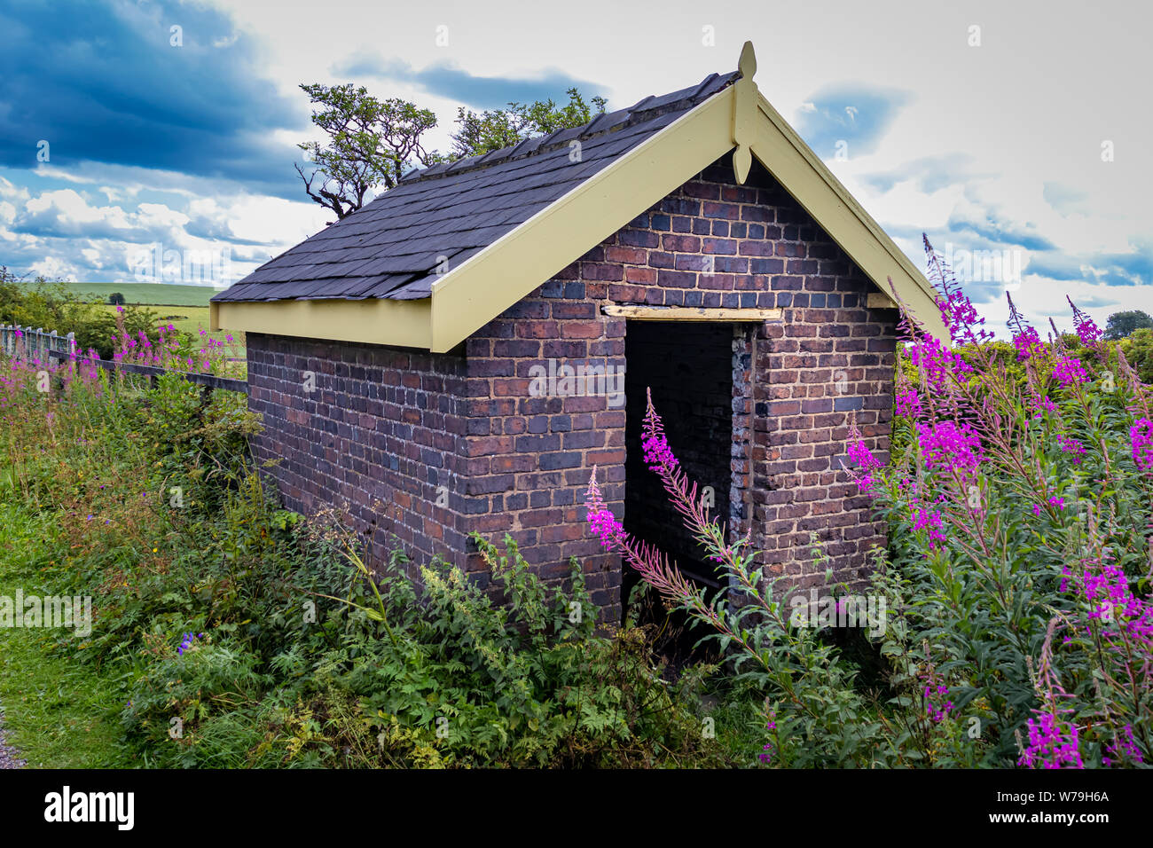 Rail Linesman s Hut On The Cromford High Peak Railway Which Is Now The rail-linesman-s-hut-on-the-cromford-high-peak-railway-which-is-now-the