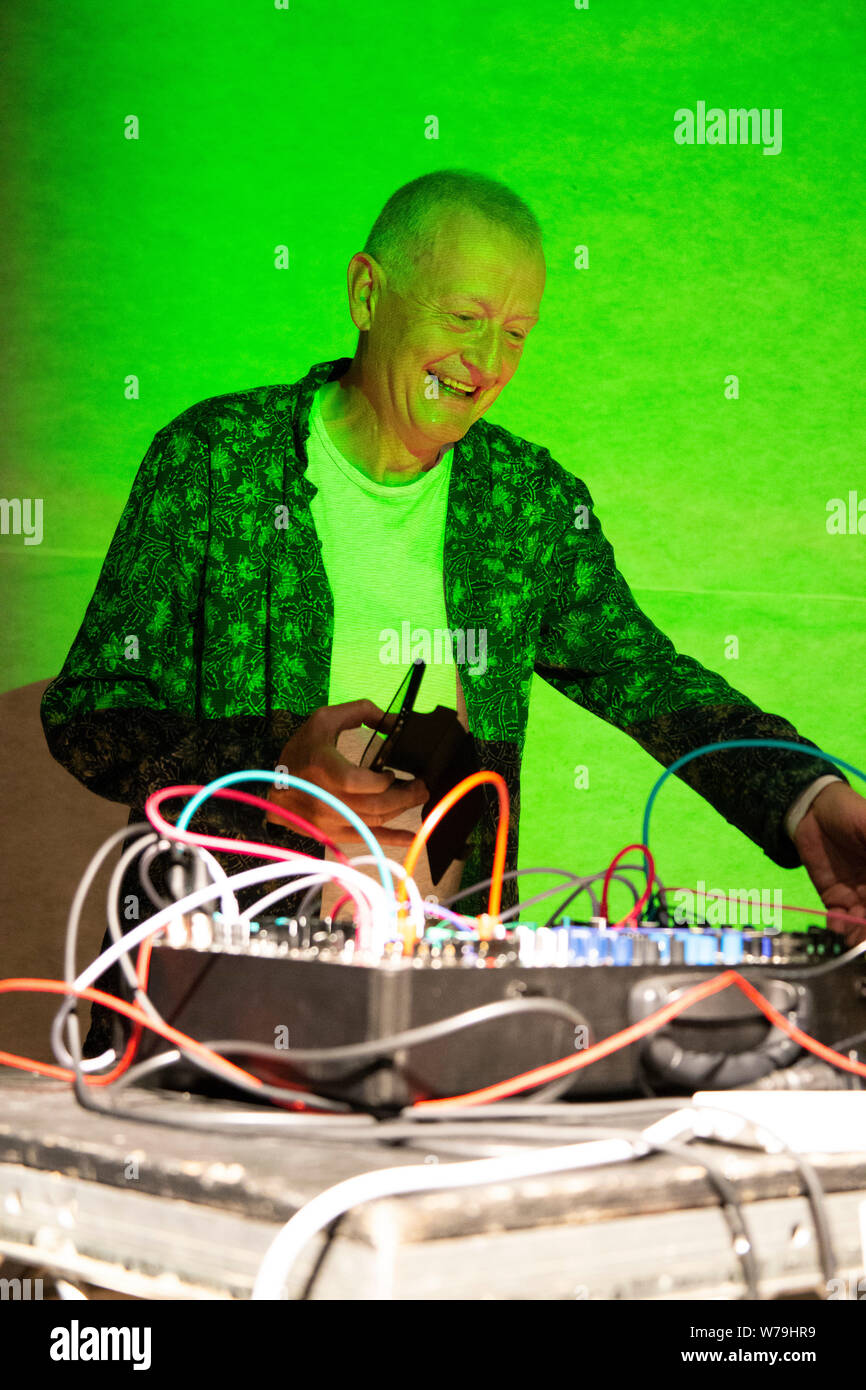 Supernormal Festival 2019. The Utopia Strong. Steve Davis. debut gig. Stock Photo