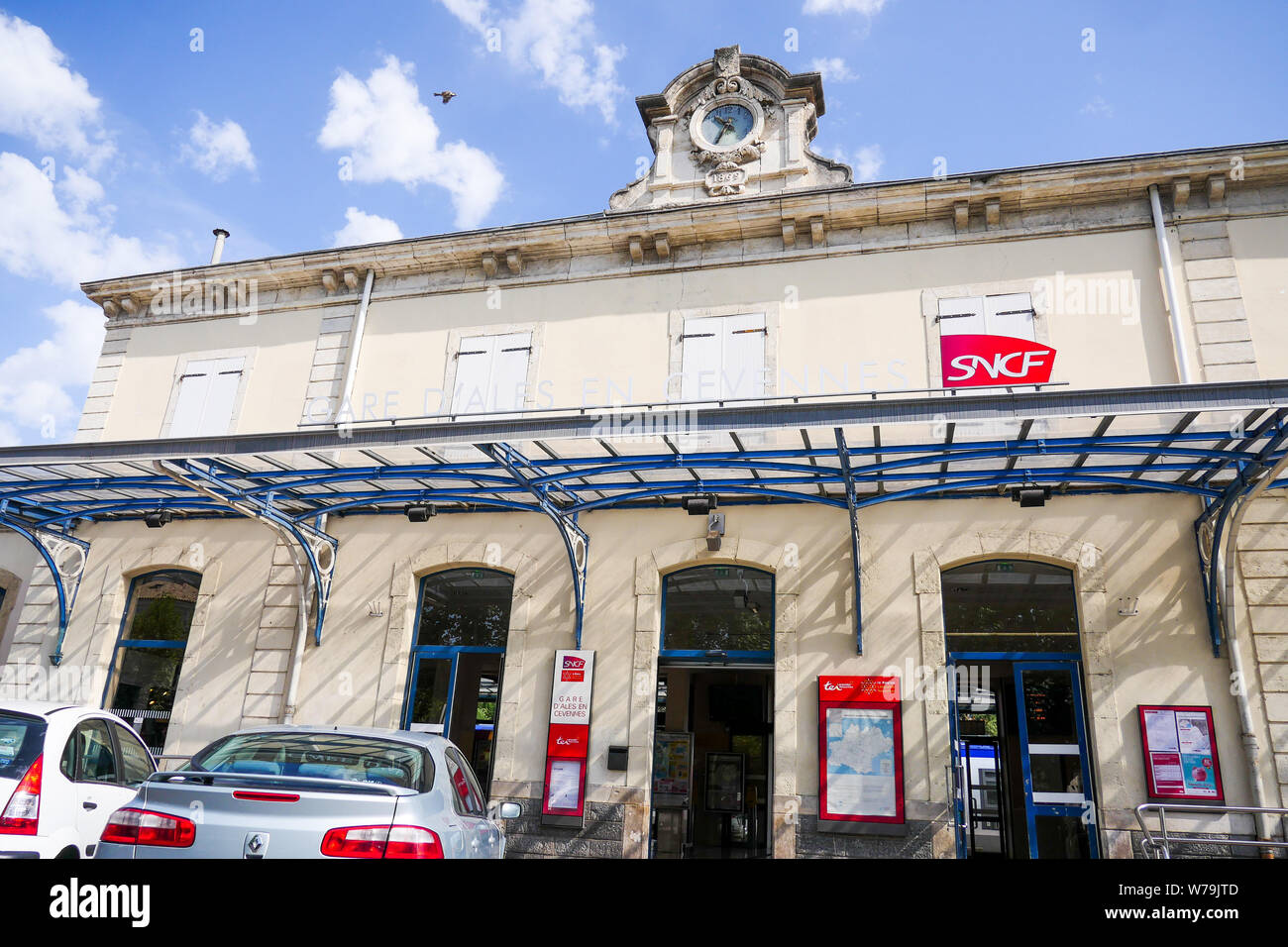 Ales railway station, Ales, Gard, France Stock Photo - Alamy