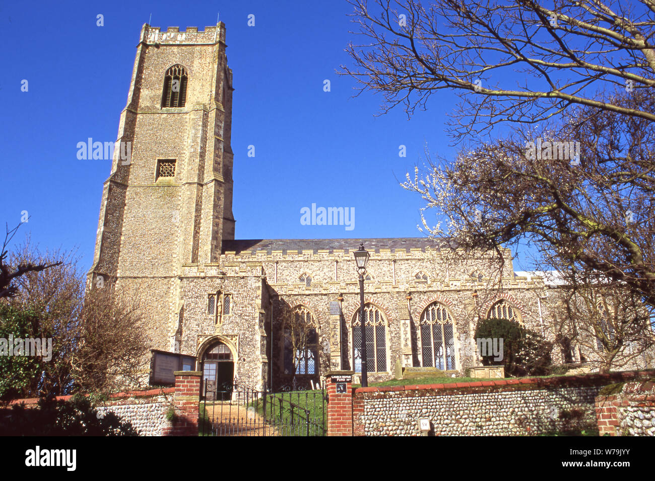Exterior of St Mary's church Happisburgh, Norfolk, UK Stock Photo Alamy