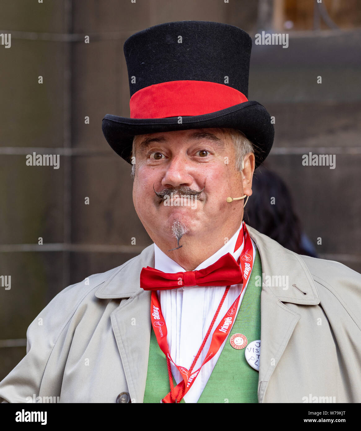Edinburgh Festival Fringe 2019 - The Royal Mile, Edinburgh, Scotland, UK. Stock Photo