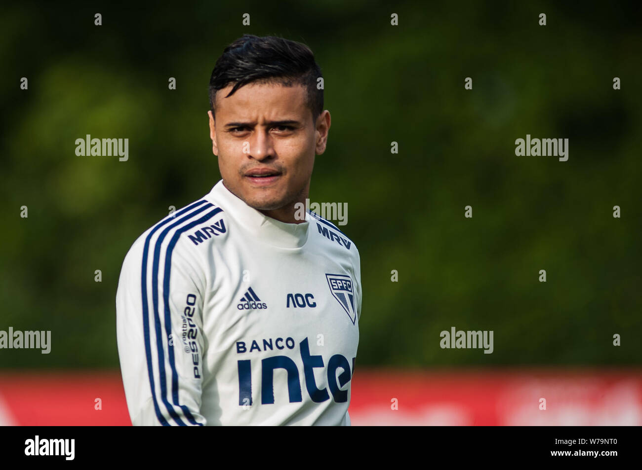 SÃO PAULO, SP - 05.08.2019: TREINO DO SPFC - Everton during the training of  the Sao Paulo Football Club held at CCT Barra Funda, in the West Zone of Sao  Paulo. (Photo: