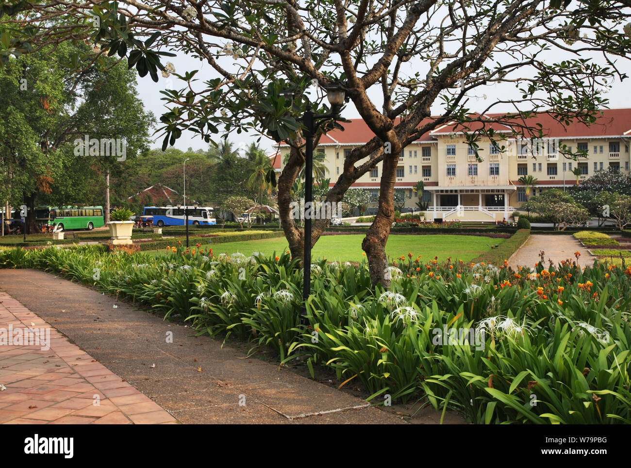 Royal gardens in Siem Reap (Siemreap). Cambodia Stock Photo Alamy