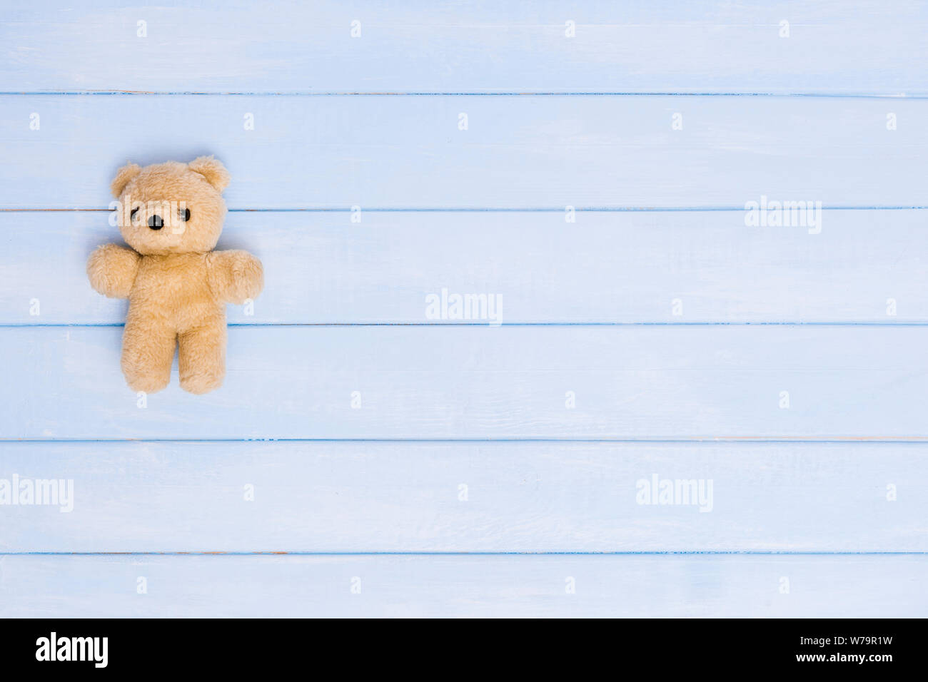 Card invitation blue teddy bear hi-res stock photography and images - Alamy
