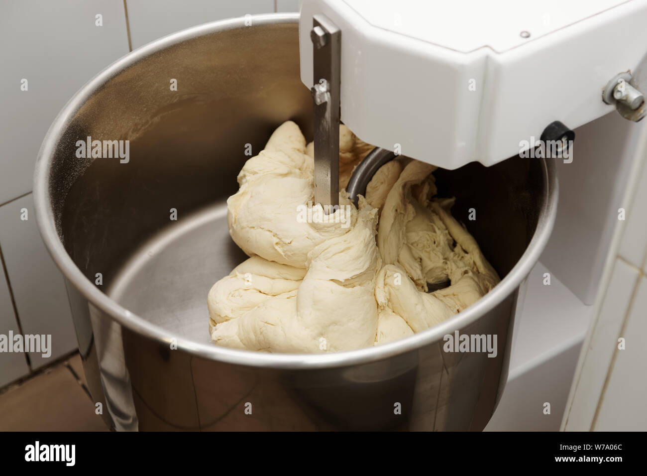 Heavy duty doughmaker in professional kitchen Stock Photo Alamy