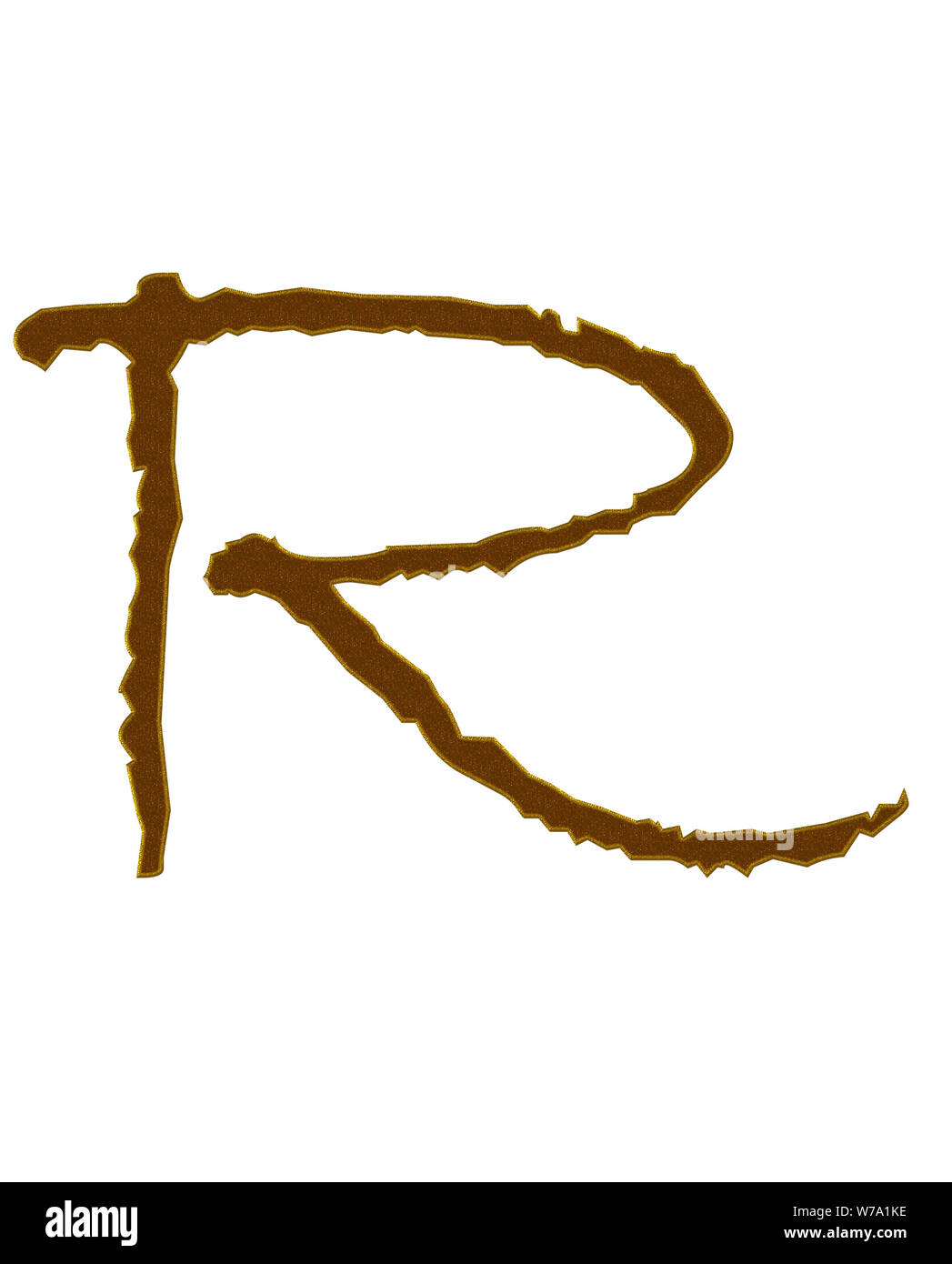 Rusty metal font Letter 3D Serbia, alphabet, capital letter, rustic ...