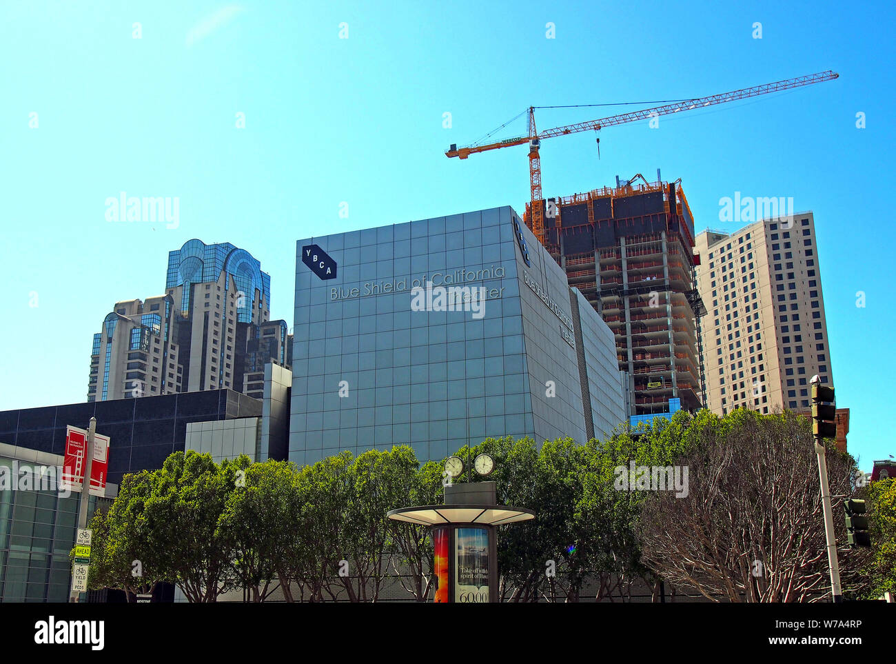 Blue Shield of California Theater in San Francisco, California Stock Photo