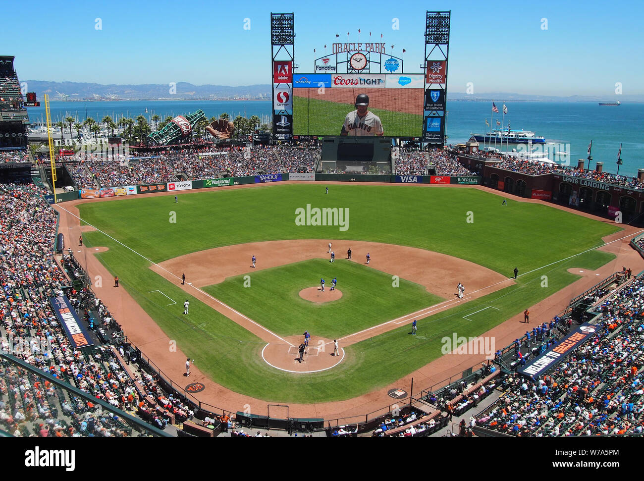 Oracle Park stadium, home field of the San Francisco Giants professional  Baseball team, California Stock Photo - Alamy