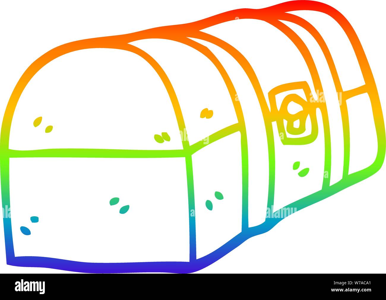 Hand drawn trunk box drawing hires stock photography and images Alamy