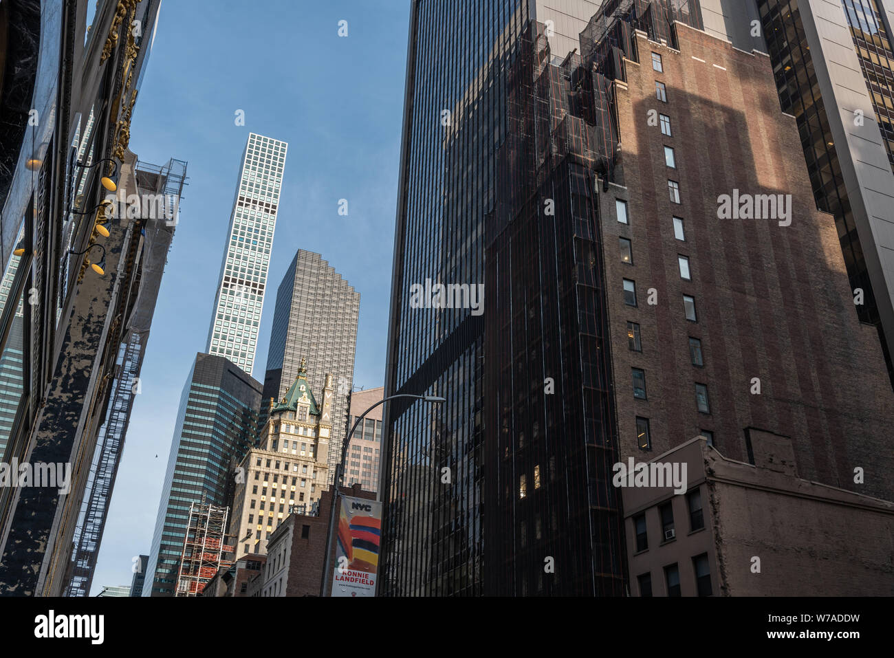 57th Street, Manhattan, New York City, USA Stock Photo