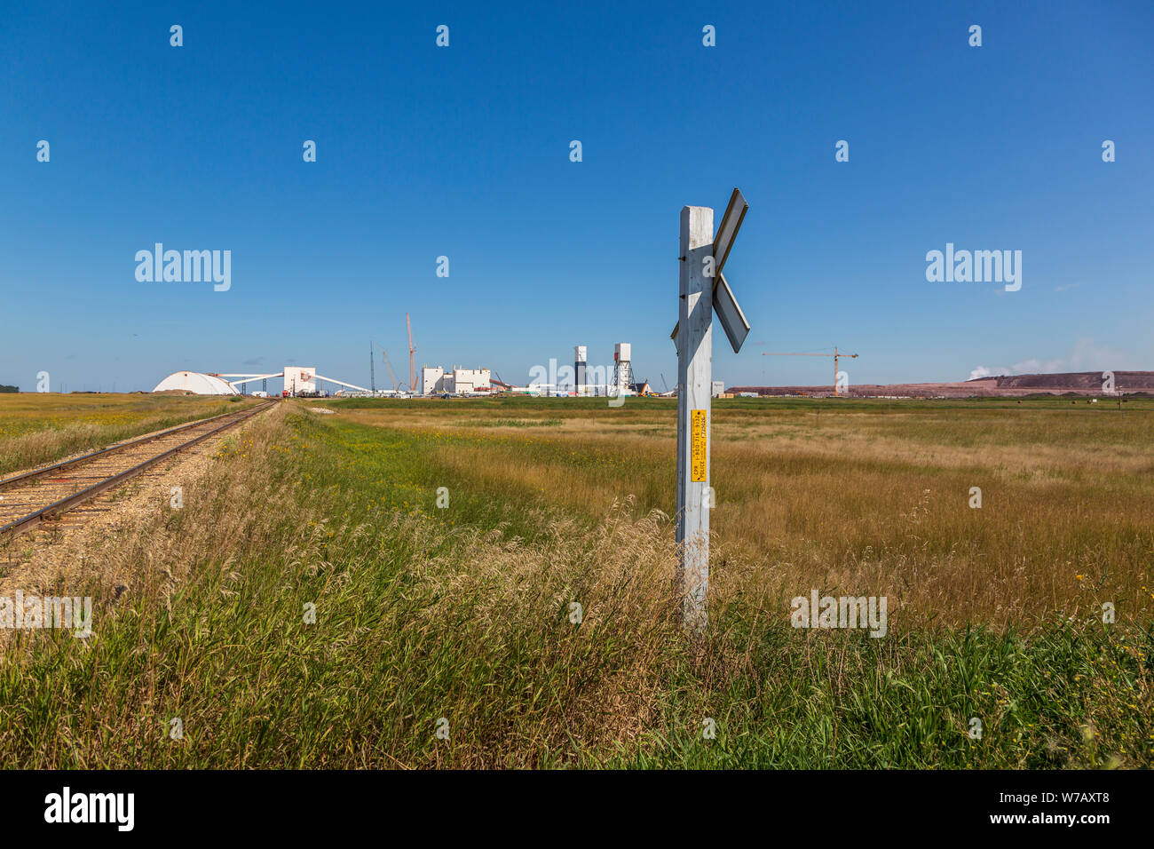 Nutrien Vanscoy Potash Mine (formerly Agrium) in Saskatchewan, Canada