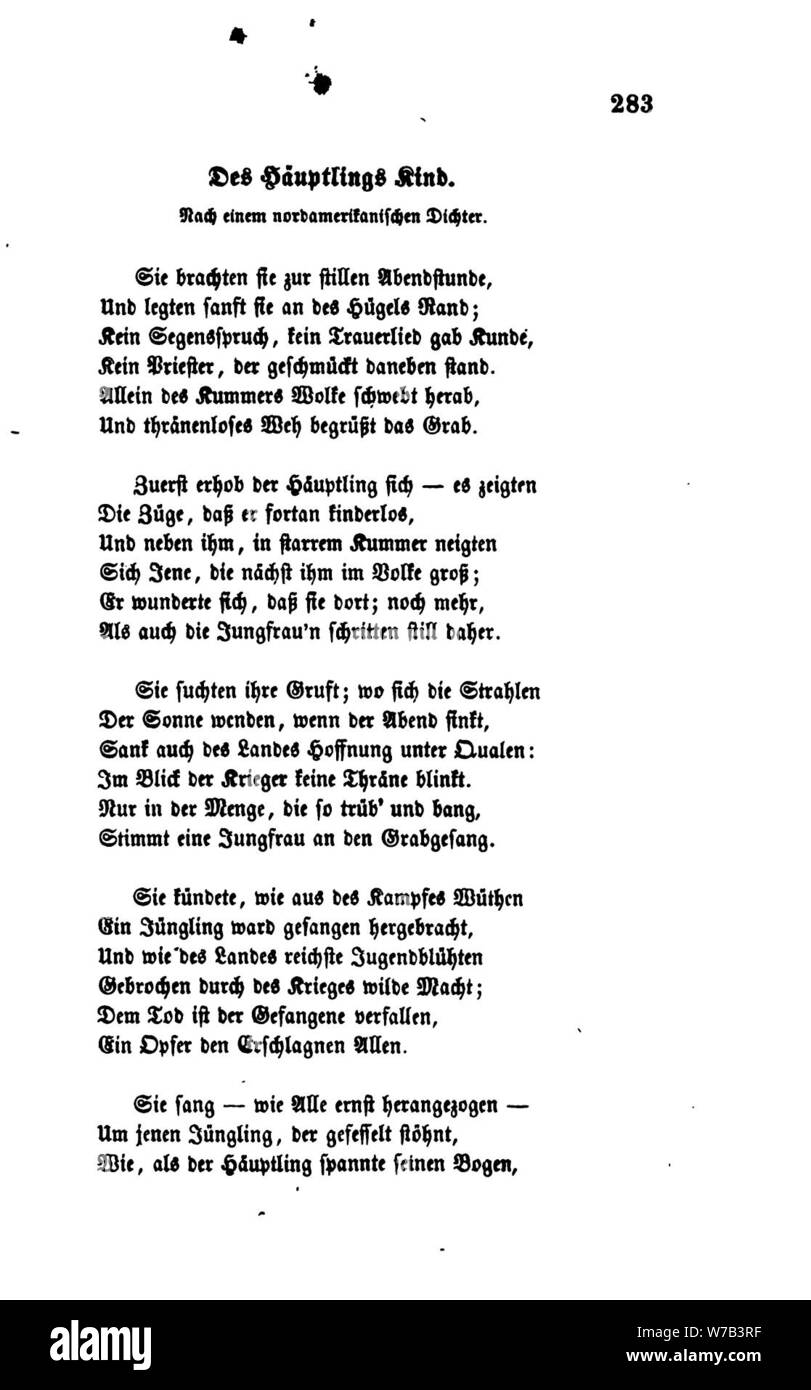 De Poetischer Hausschatz des Auslandes (Wolff) 283. Stock Photo