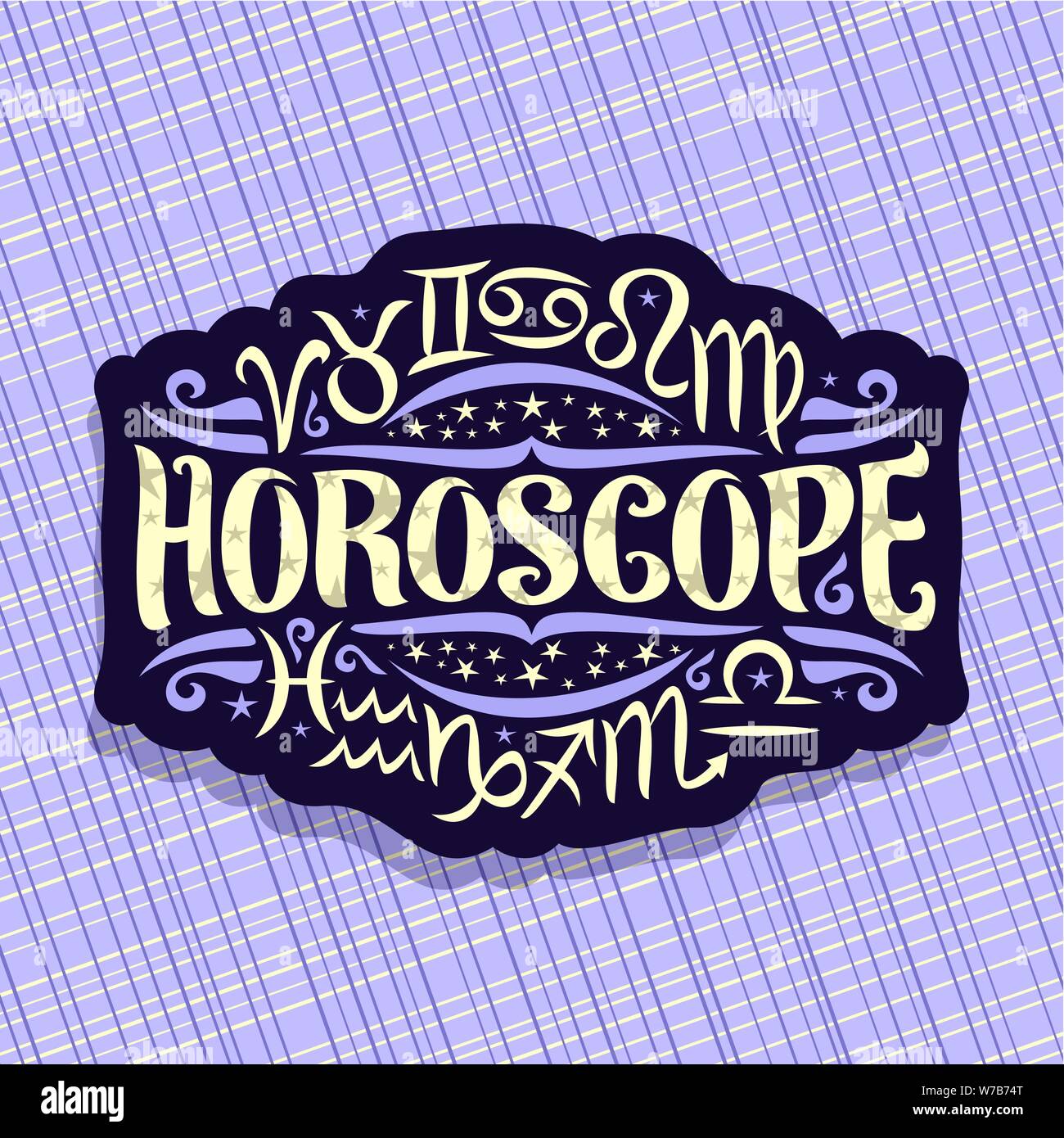 Vector logo for Astrology Horoscope Stock Vector Image Art Alamy