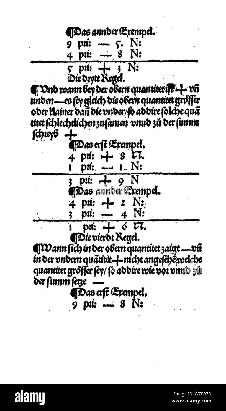 De Rechenbuch (Schreiber) 114 Stock Photo Alamy