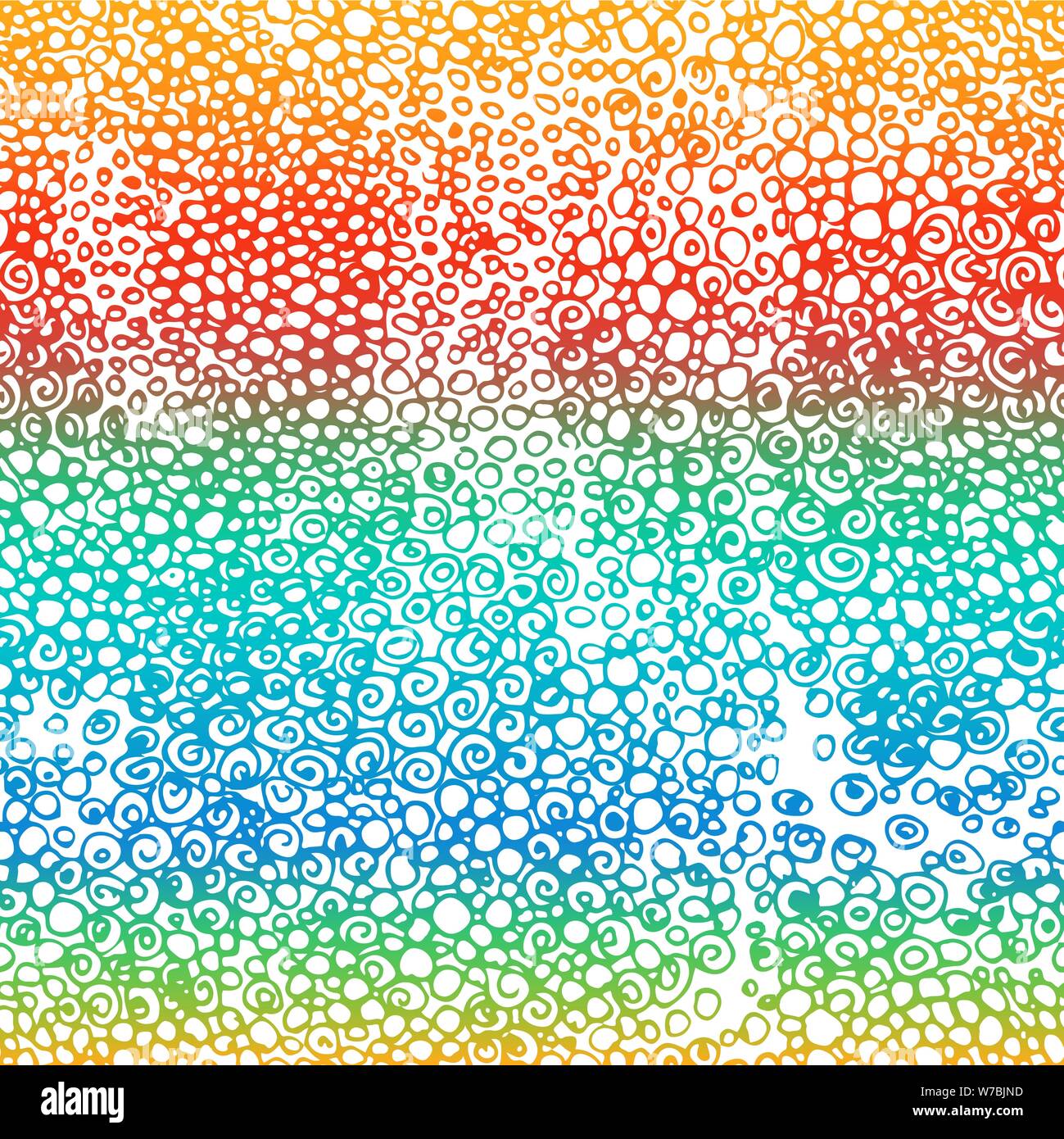 Dashed Texture Seamless hand drawn doodle graphic pattern. Dotted texture with blurred ...