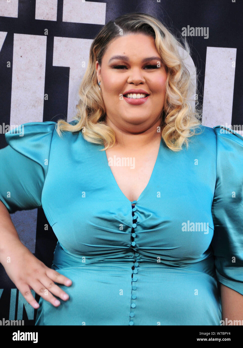 Los Angeles, California, USA 5th August 2019 Actress Britney Young attends  the World Premiere of Warner Bros. Pictures' 'The Kitchen' on August 5,  2019 at TCL Chinese Theatre in Los Angeles, California,