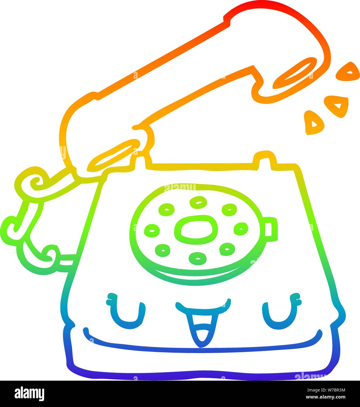 Rotary telephone sketch by lhfgraphics Vectors & Illustrations with  Unlimited Downloads - Yayimages