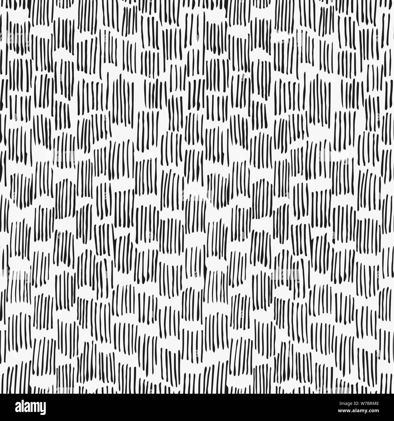 Seamless doodle graphic pattern. Hand drawn texture in black and white ...