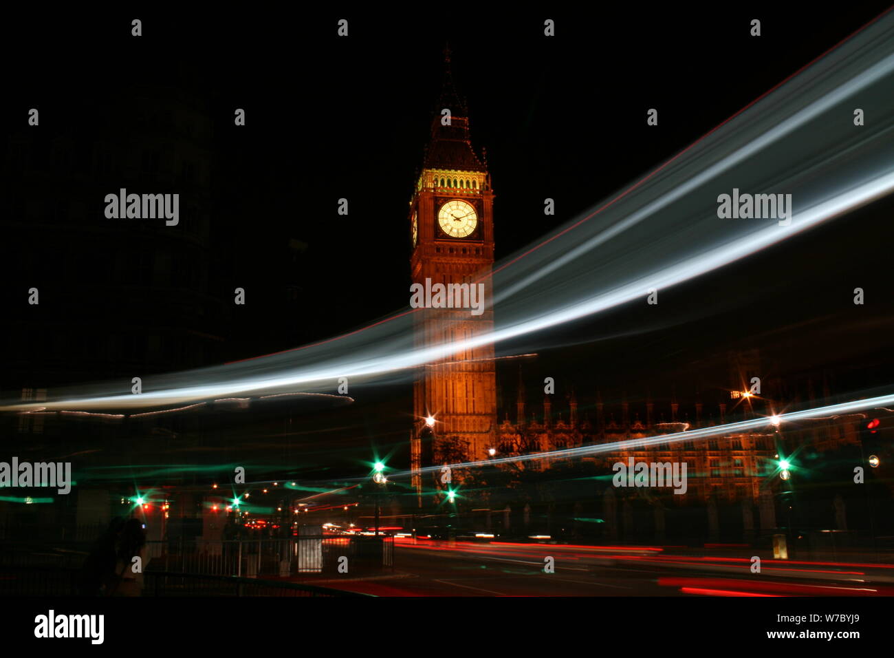 Night time in London Stock Photo Alamy