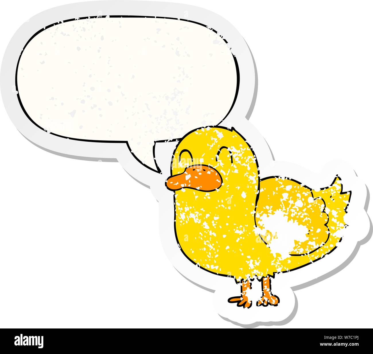 Funny cartoon duck speech bubble Stock Vector Images - Page 2 - Alamy