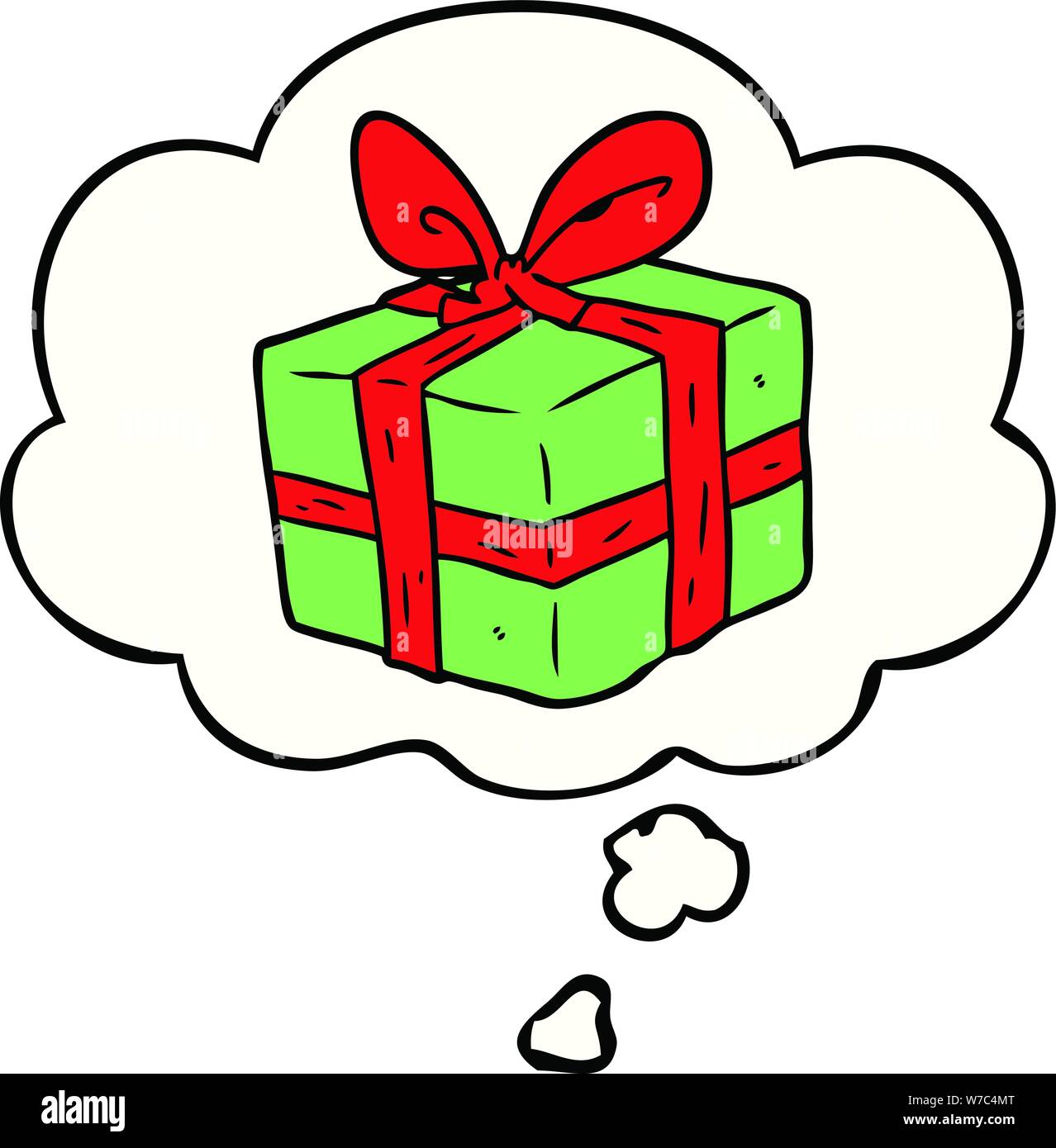 Wrapped Cartoon Kawaii wrapped gift box hi-res stock photography and images - Alamy