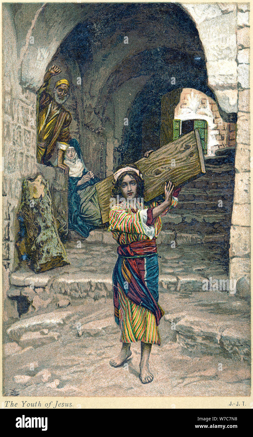'The Youth of Jesus', c1897. Artist: James Tissot Stock Photo