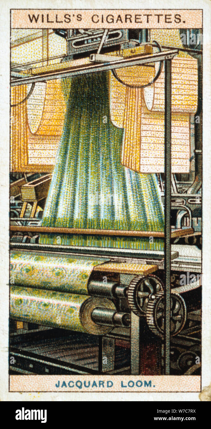 Jacquard power loom, 1915. Artist: Anon Stock Photo