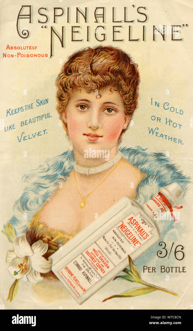 19th century advert beauty product hi-res stock photography and images ...