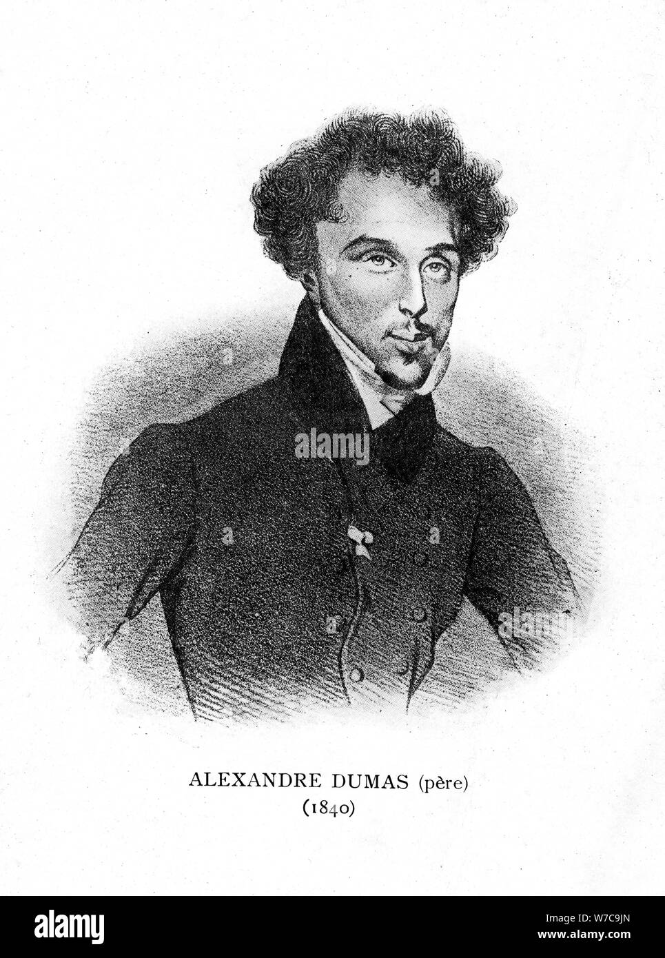 Alexandre dumas the elder Black and White Stock Photos & Images - Alamy