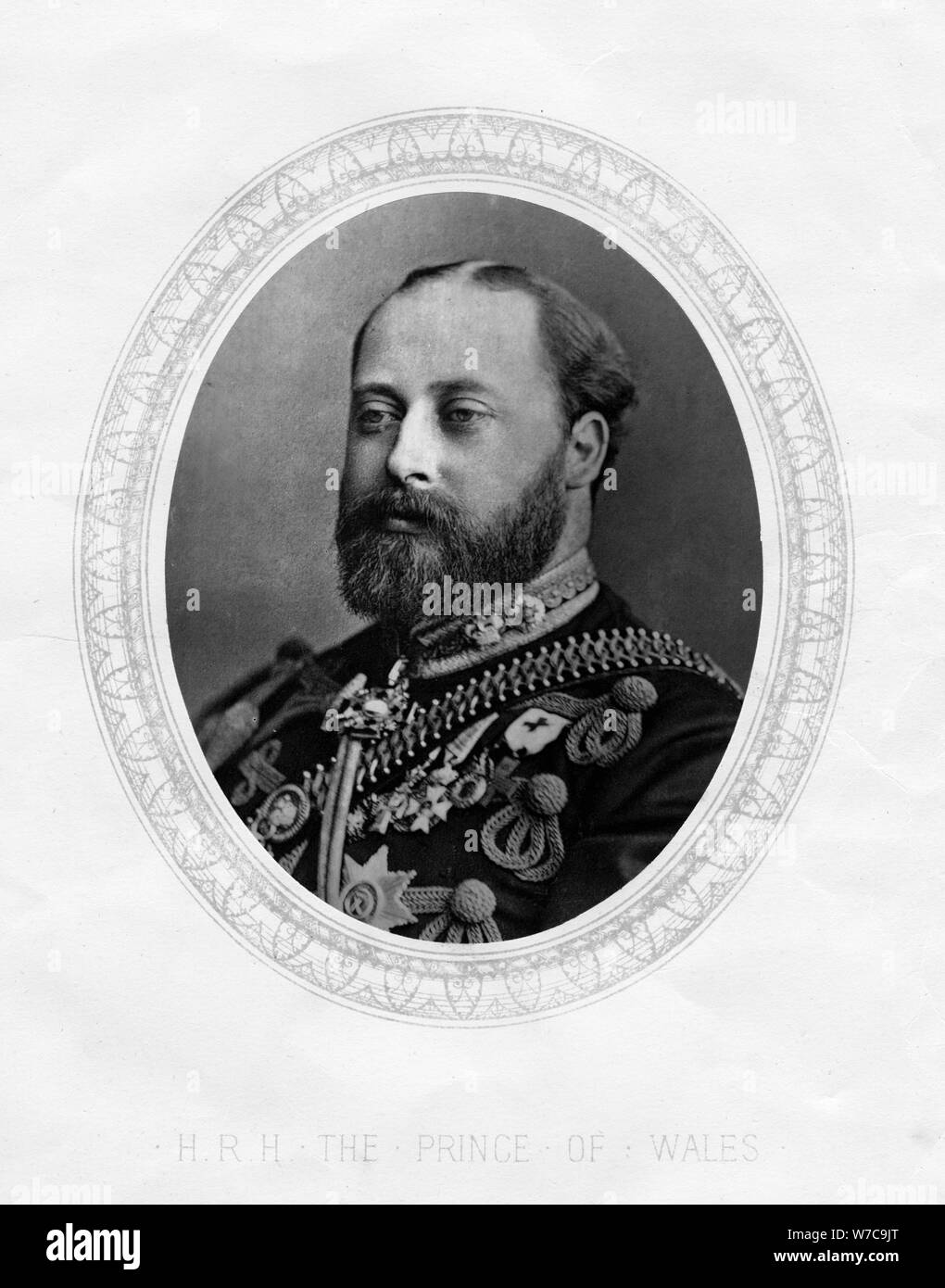The Prince of Wales, 1877. Artist Unknown Stock Photo Alamy