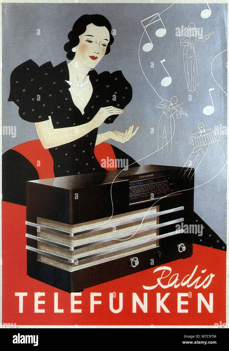 Radio Telefunken, 1935. Artist: Anonymous Stock Photo