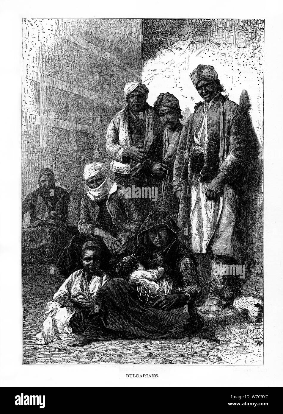 Bulgarians, 19th century. Artist: Unknown Stock Photo