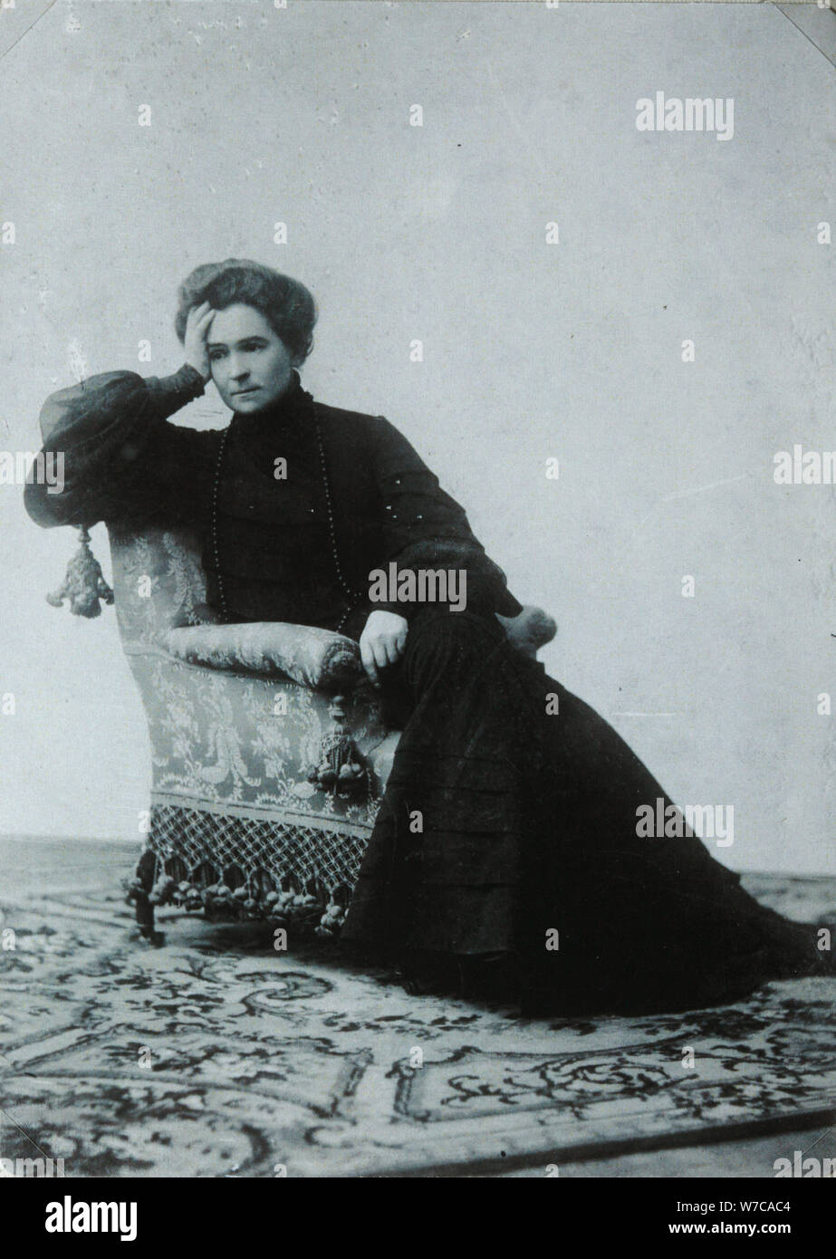 Olga Leonardovna Knipper-Chekhova, 1904. Artist: Photo studio S. Kogan Stock Photo
