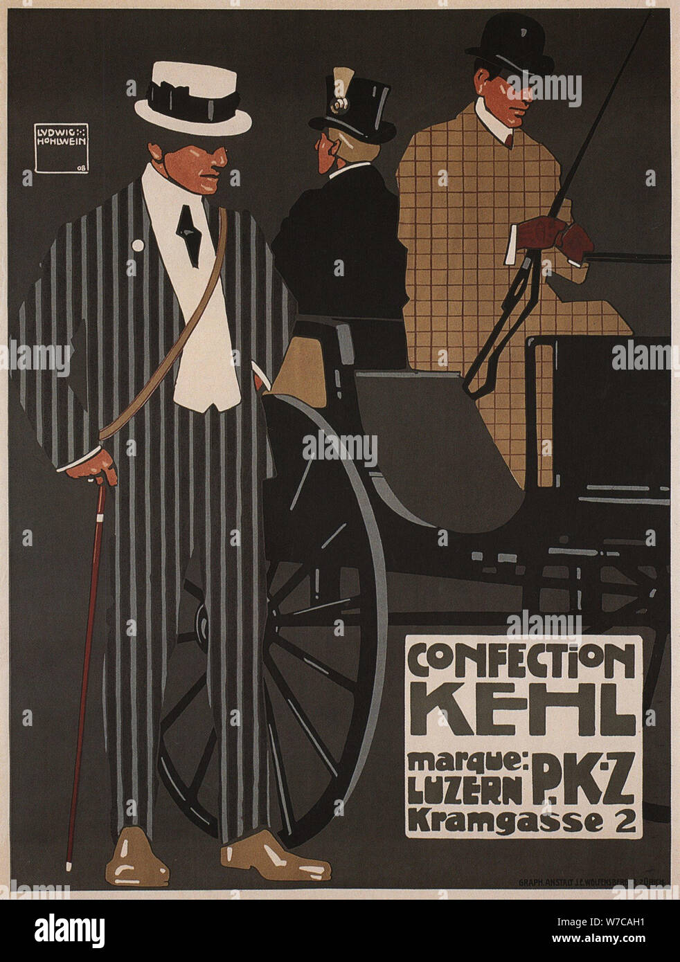 Confection Kehl, 1908. Artist: Hohlwein, Ludwig (1874-1949) Stock Photo