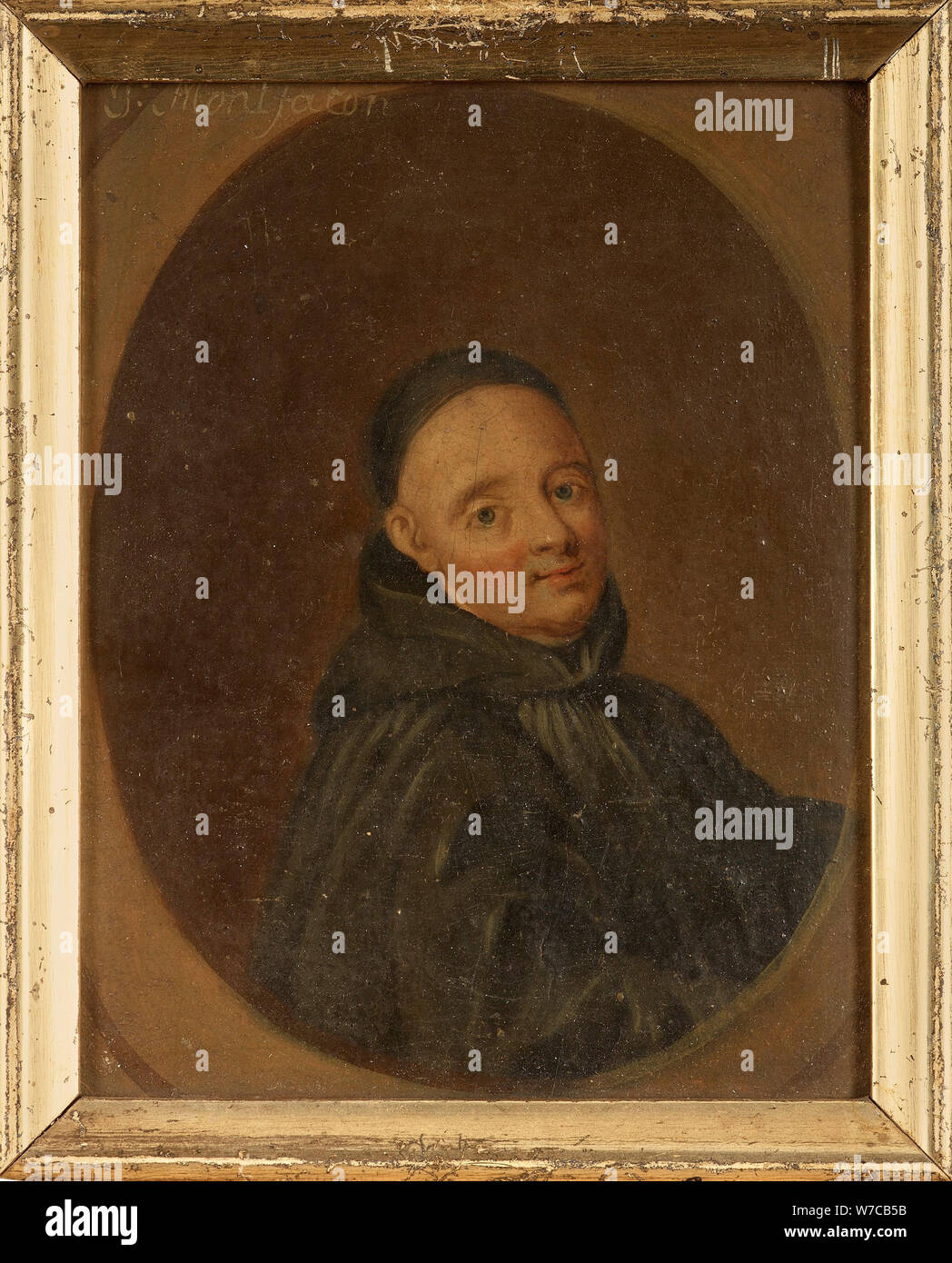 Portrait of Bernard de Montfaucon (1655-1741), 18th century. Stock Photo