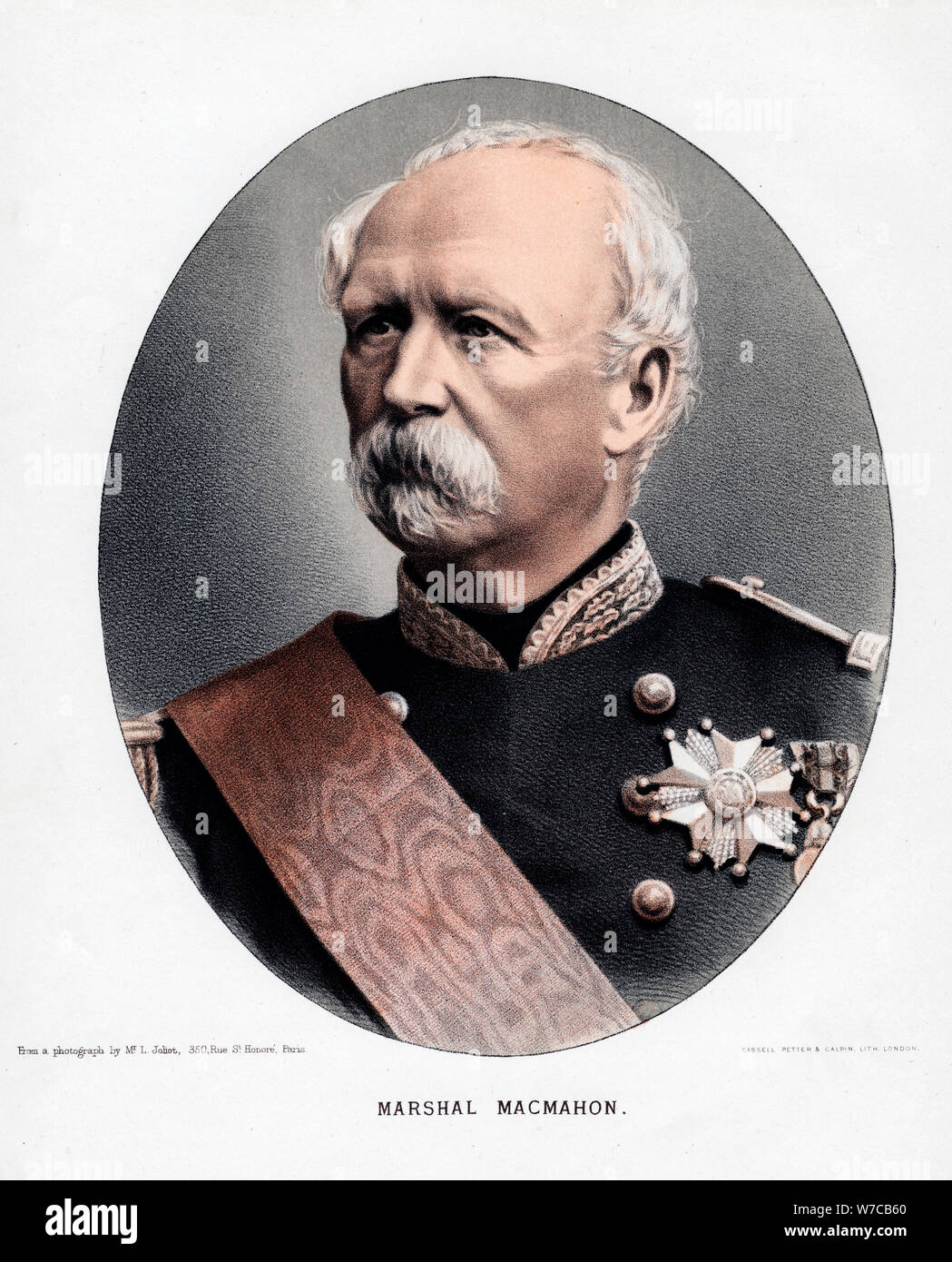 Marie Edme Patrice Maurice MacMahon, Duc de Magenta, French soldier and statesman, c1880. Artist: Anon Stock Photo