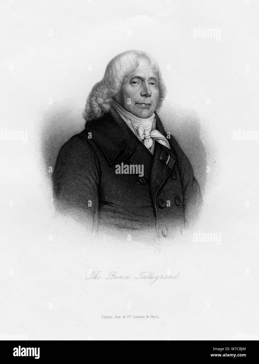 Charles Maurice de TalleyrandPerigord, French diplomat, 19th century